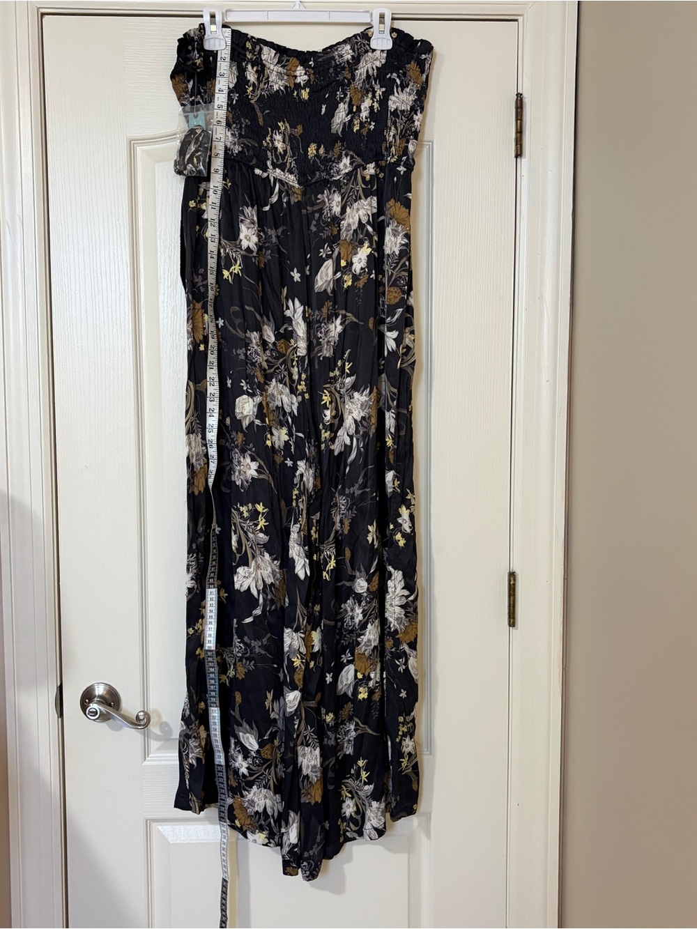 Floral Smocked Strapless Jumpsuit - Picture 11 of 16